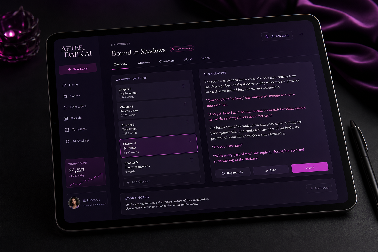 After Dark AI preview
