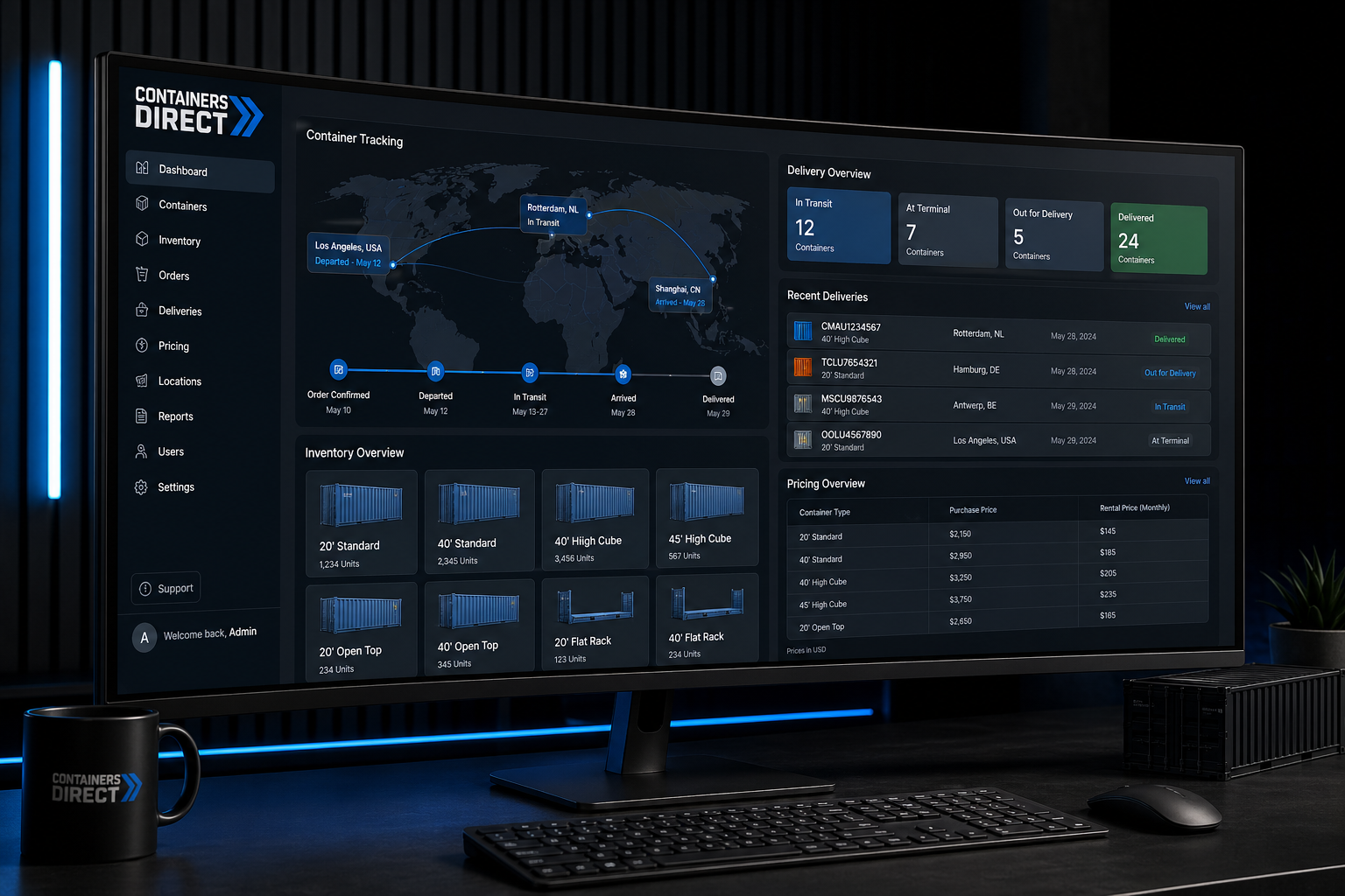 Containers Direct preview
